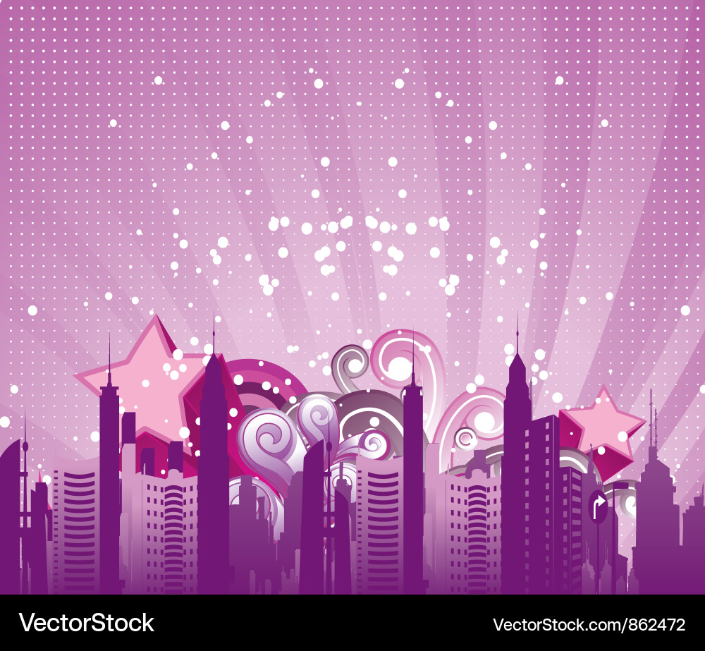 Urban background Royalty Free Vector Image - VectorStock