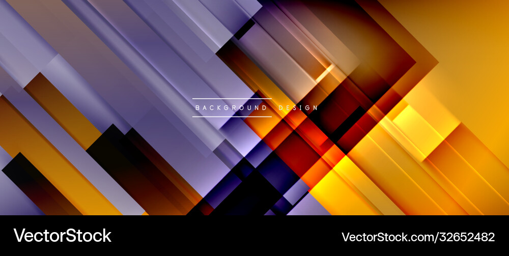 Dynamic lines on fluid color gradient trendy Vector Image