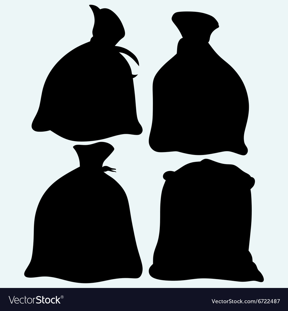 мешки силуэт. трафарет мусор. мешочек подарочный значок. мешок силуэт. пакет мусора значок.