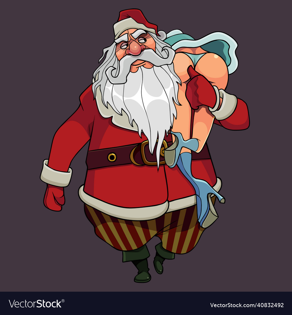 Sexy Male Santas Vector Images (34)