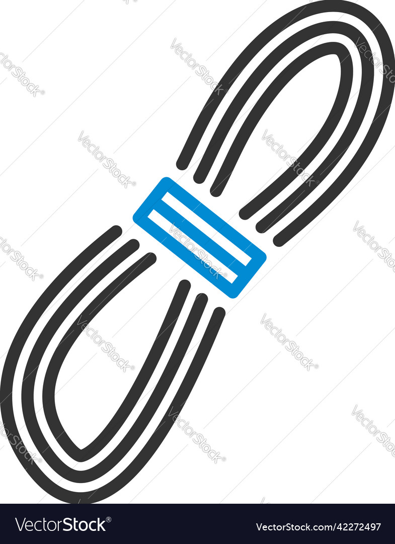 Climbing rope icon Royalty Free Vector Image - VectorStock