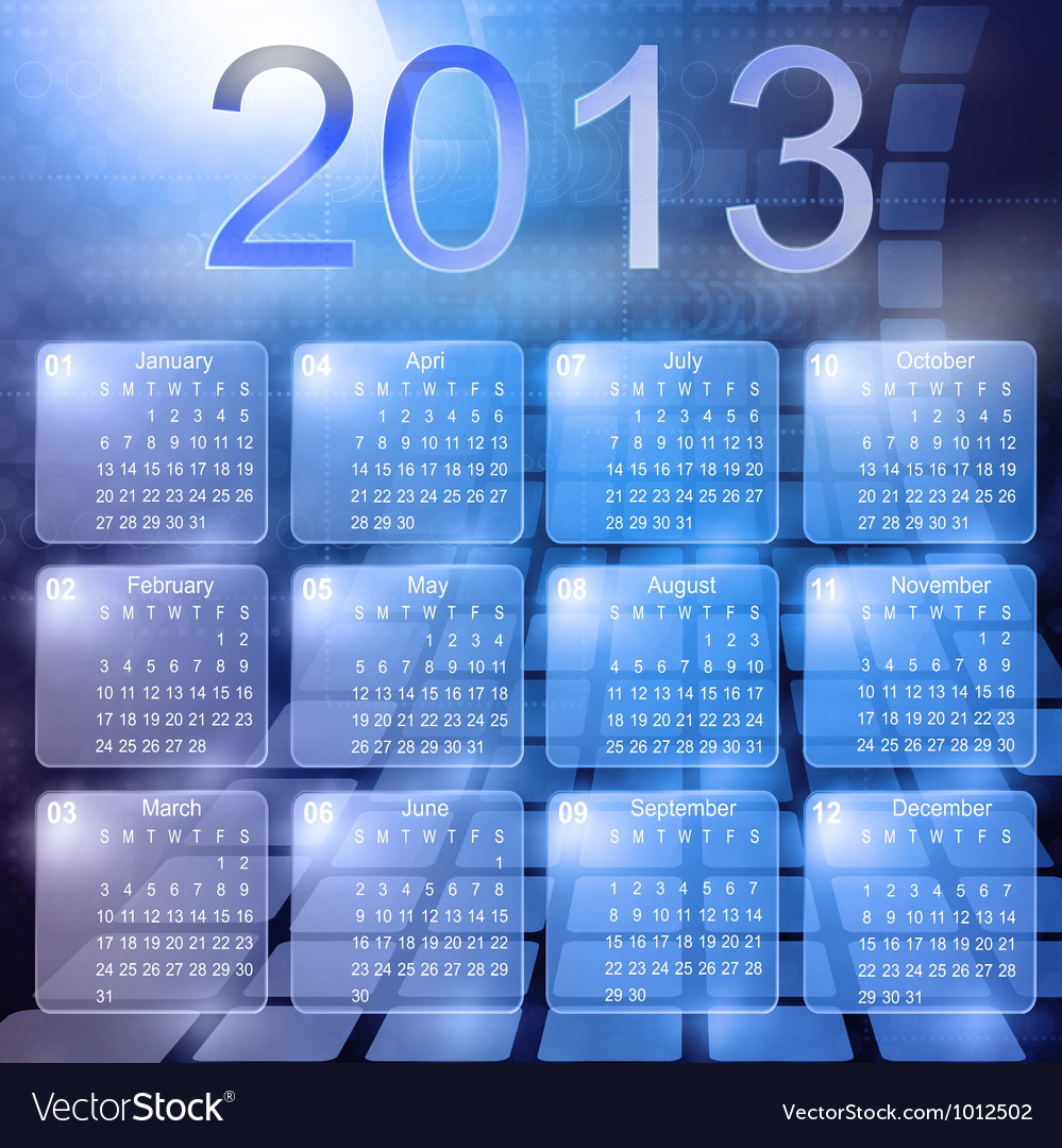 Calendar computer Royalty Free Vector Image VectorStock