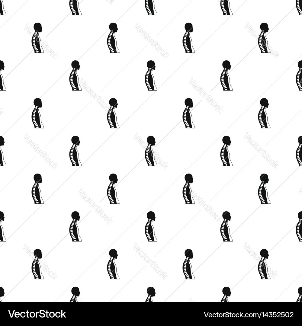 Human thorax pattern Royalty Free Vector Image
