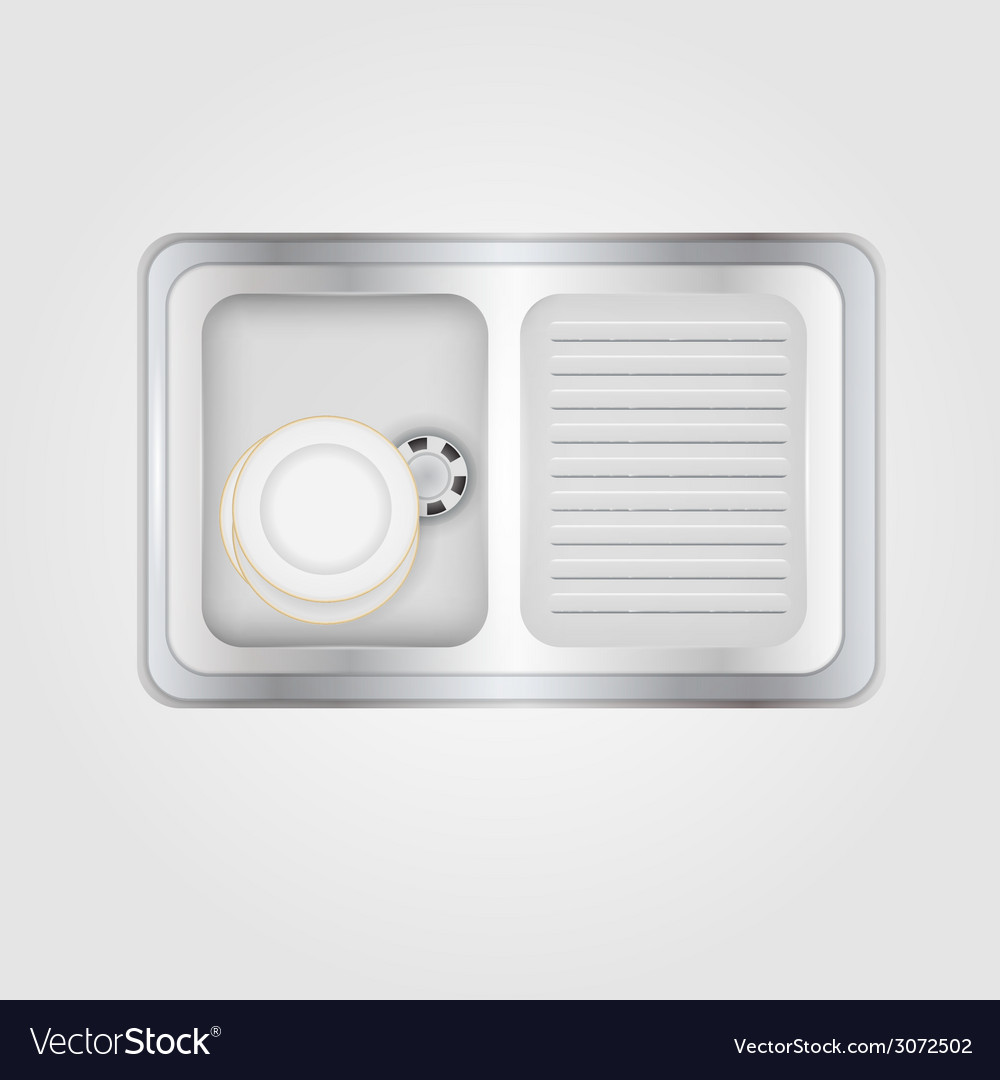 Kitchen sink Royalty Free Vector Image - VectorStock