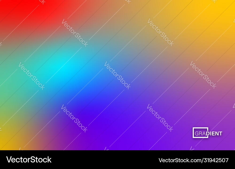 Abstract blurred gradient mesh background Vector Image