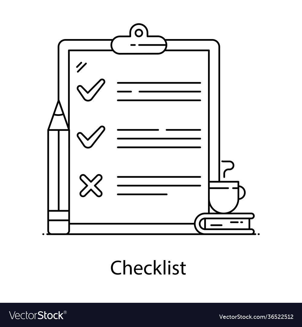 Order list Royalty Free Vector Image - VectorStock