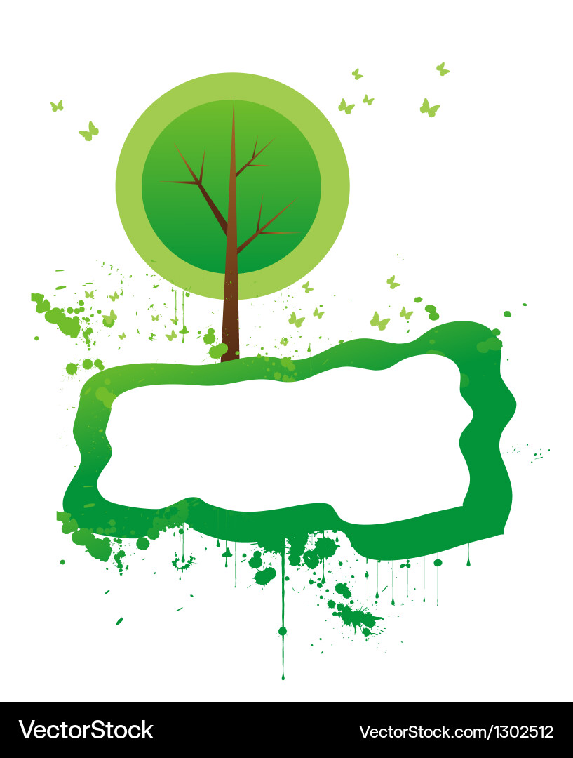 Stylized Tree Royalty Free Vector Image Vectorstock