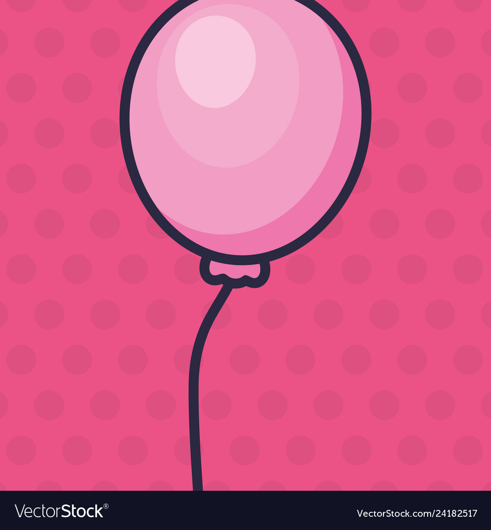 Balloon Helium Floating Icon Royalty Free Vector Image