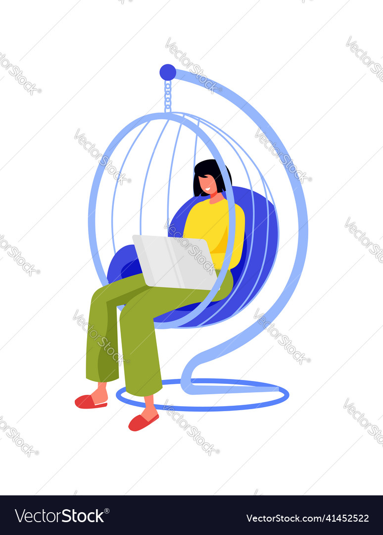Relax at work composition Royalty Free Vector Image