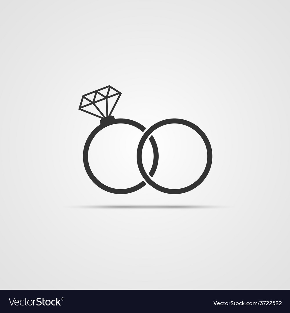 Download Wedding ring icon Royalty Free Vector Image - VectorStock