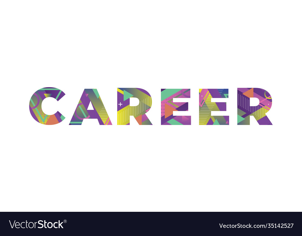 career-concept-retro-colorful-word-art-royalty-free-vector