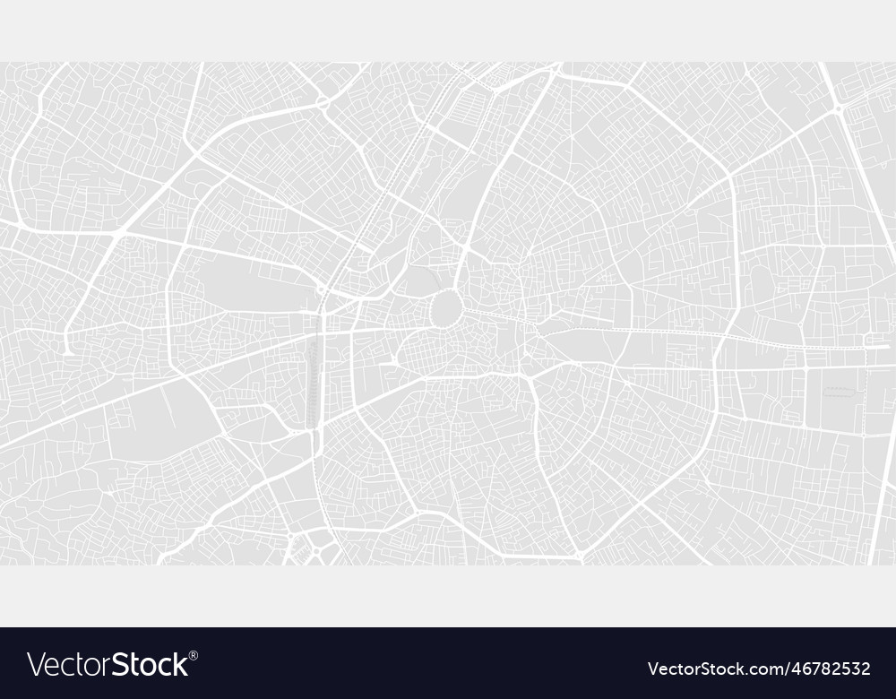 White And Light Grey Konya City Area Background Vector Image