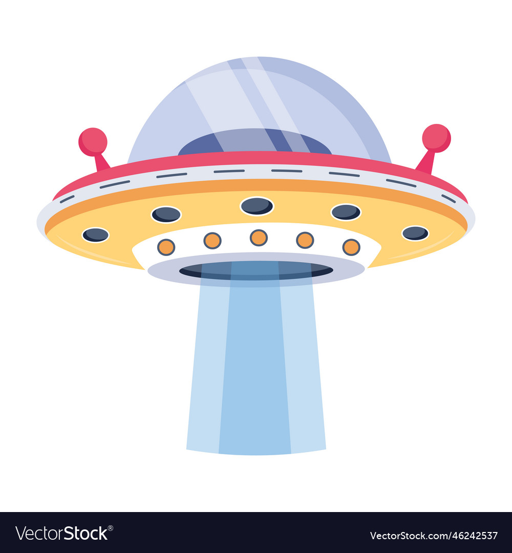 Alien ship Royalty Free Vector Image - VectorStock