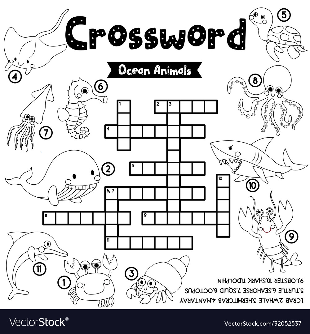 Printable Ocean Crossword Puzzles Printable Crossword Vrogue co