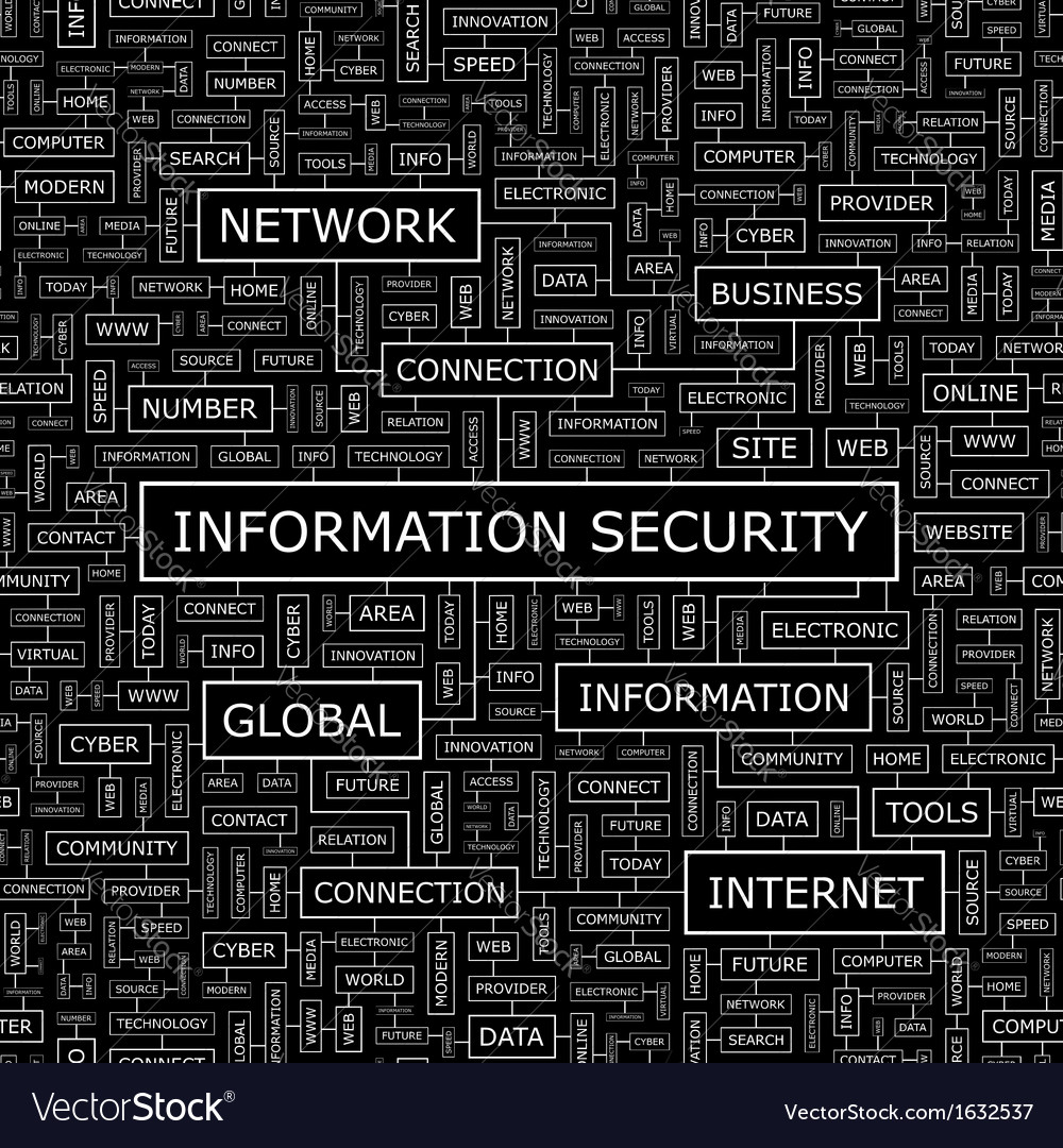 Information security Royalty Free Vector Image