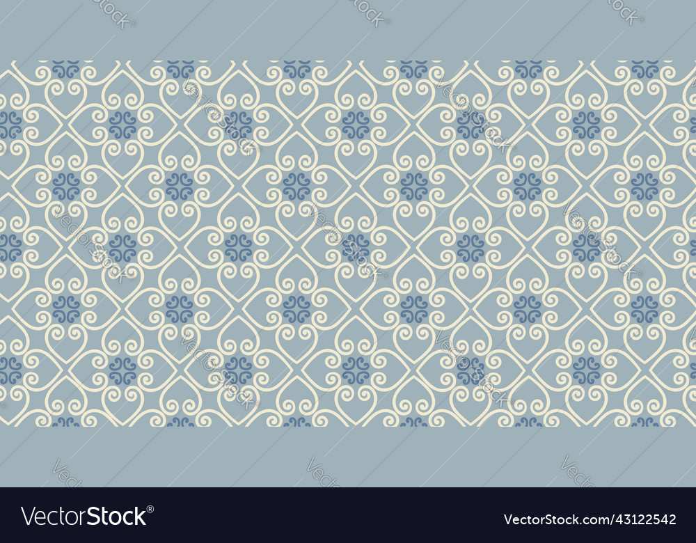 Abstract seamless pattern arabic line ornament vector image Abstract seamless pattern arabic line ornament