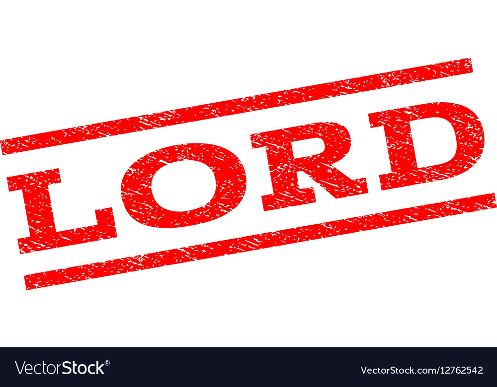 Lord watermark stamp Royalty Free Vector Image