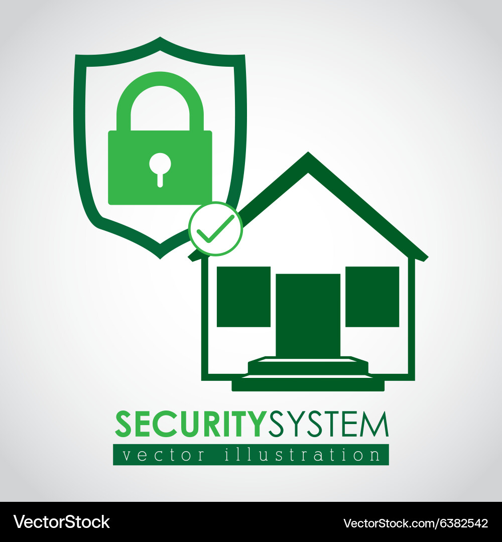 Security systems design Royalty Free Vector Image