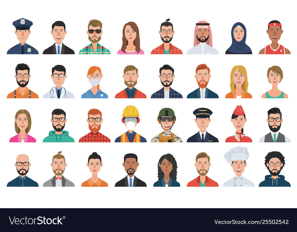 Set people avatar icons