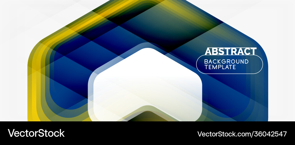 3d arrow geometric composition abstract Royalty Free Vector
