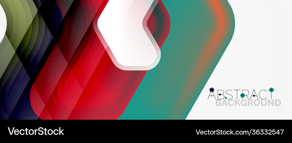3d arrow geometric composition abstract Royalty Free Vector