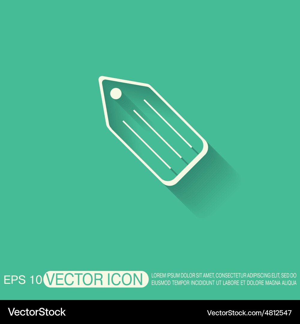 Label symbol for clothing or goods Royalty Free Vector Image