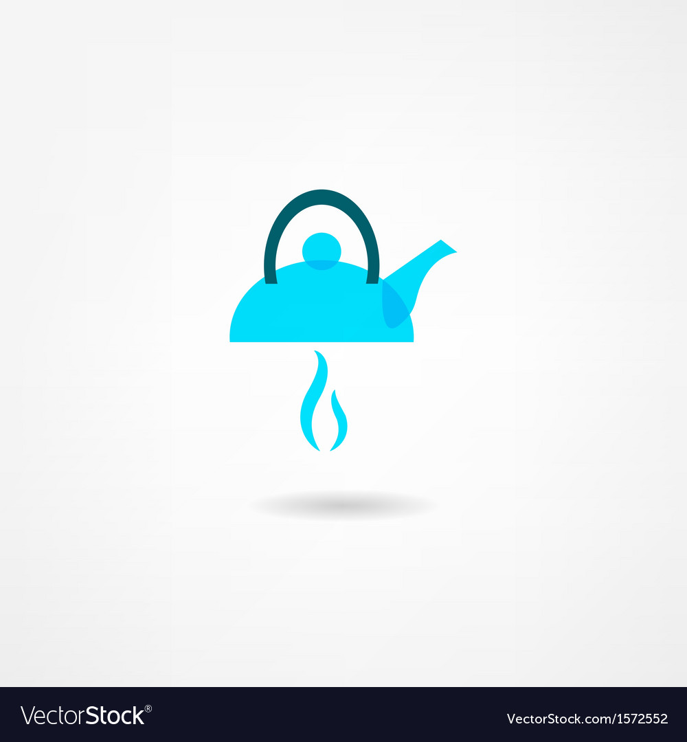 Kettle icon Royalty Free Vector Image - VectorStock