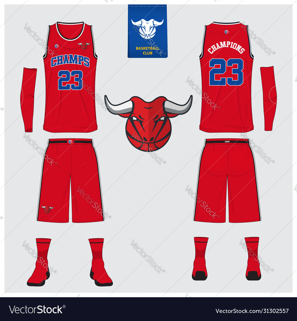Basketball uniform template design for basketball Vector Image