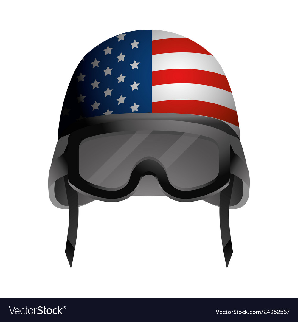 Military helmet icon Royalty Free Vector Image