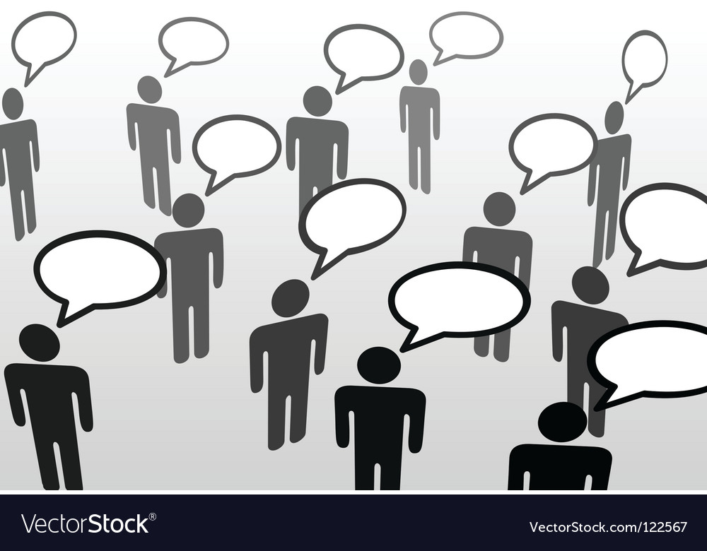 Speech bubble communication Royalty Free Vector Image