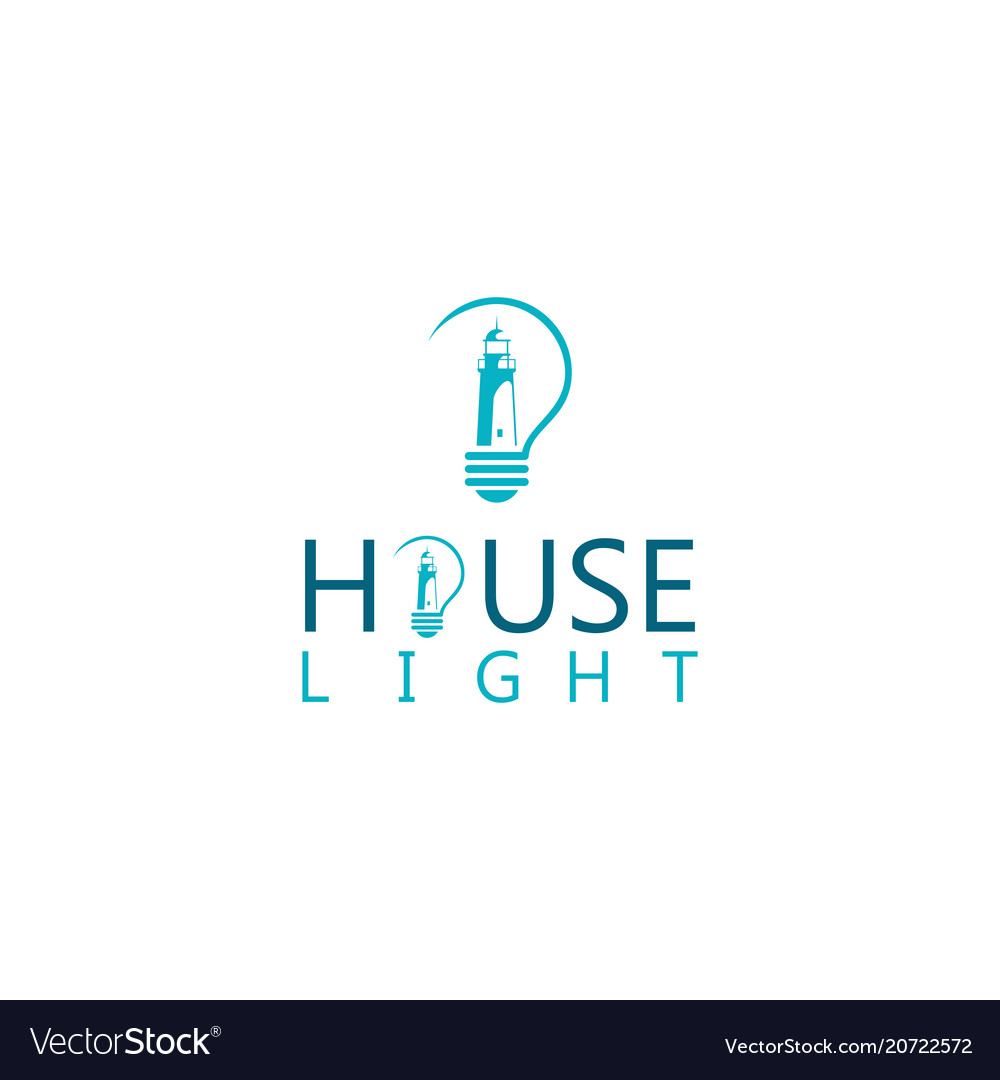 Light house logo vector image Light house logo