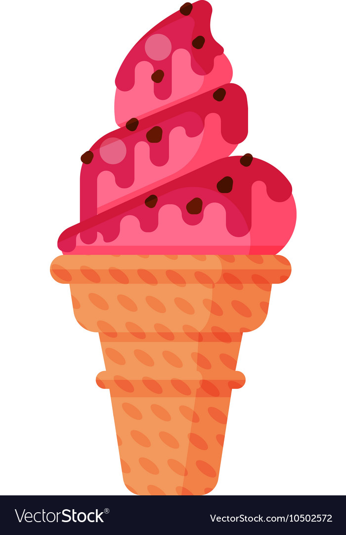 Set of ice cream icon isolated