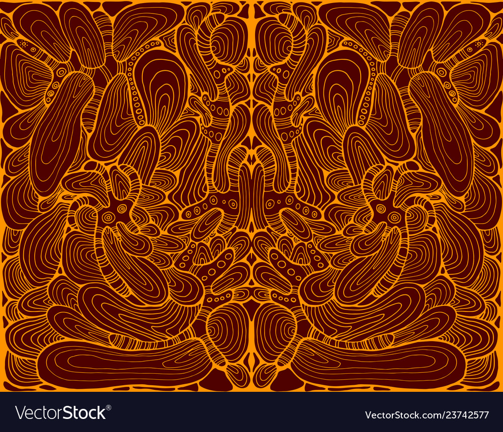 Abstract pattern ethnic style fantasy wavy