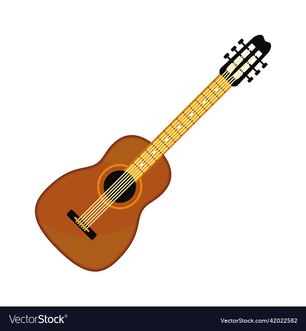 Guitar a musical stringed instrument