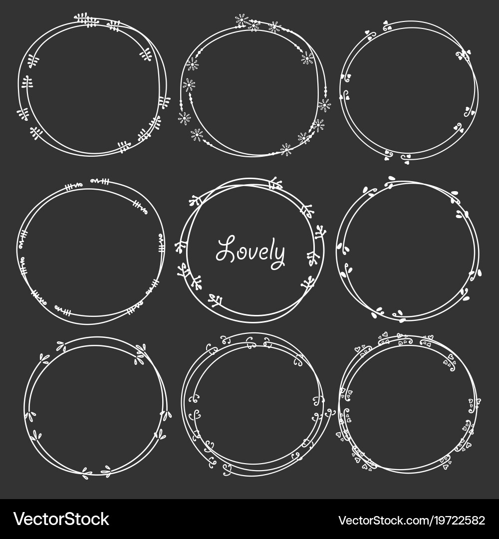 Set decorative calligraphic elements Royalty Free Vector