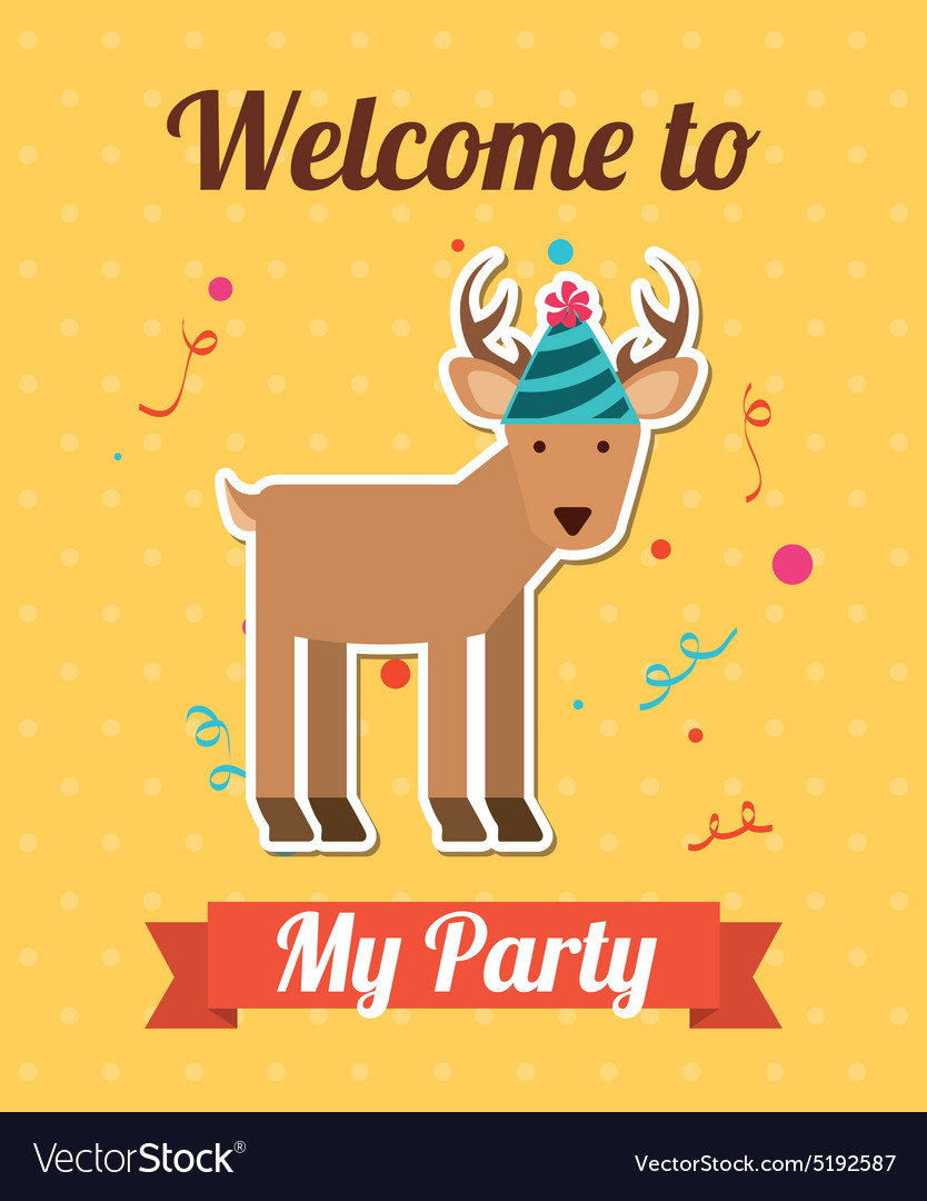 Party invitation Royalty Free Vector Image VectorStock
