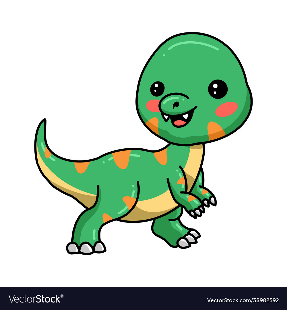 Premium Vector  Cute little dinosaur playing with butterflies