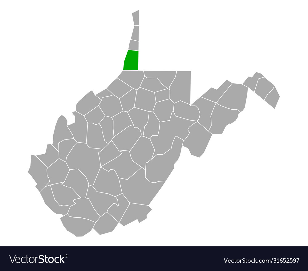 Map marshall in west virginia