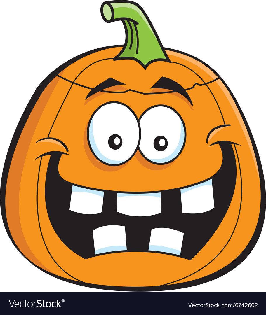 Cartoon jack o lantern Royalty Free Vector Image