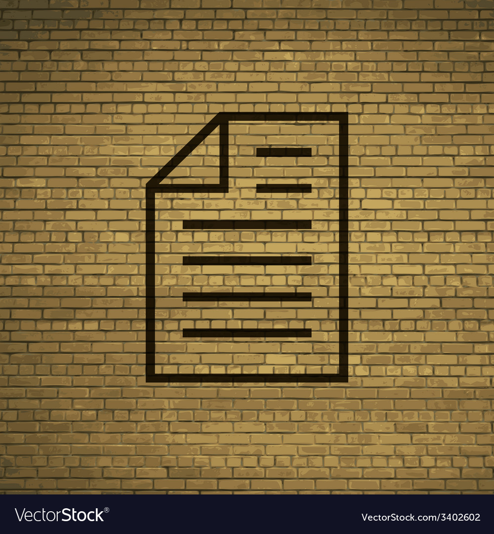 Text file icon symbol flat modern web design Vector Image