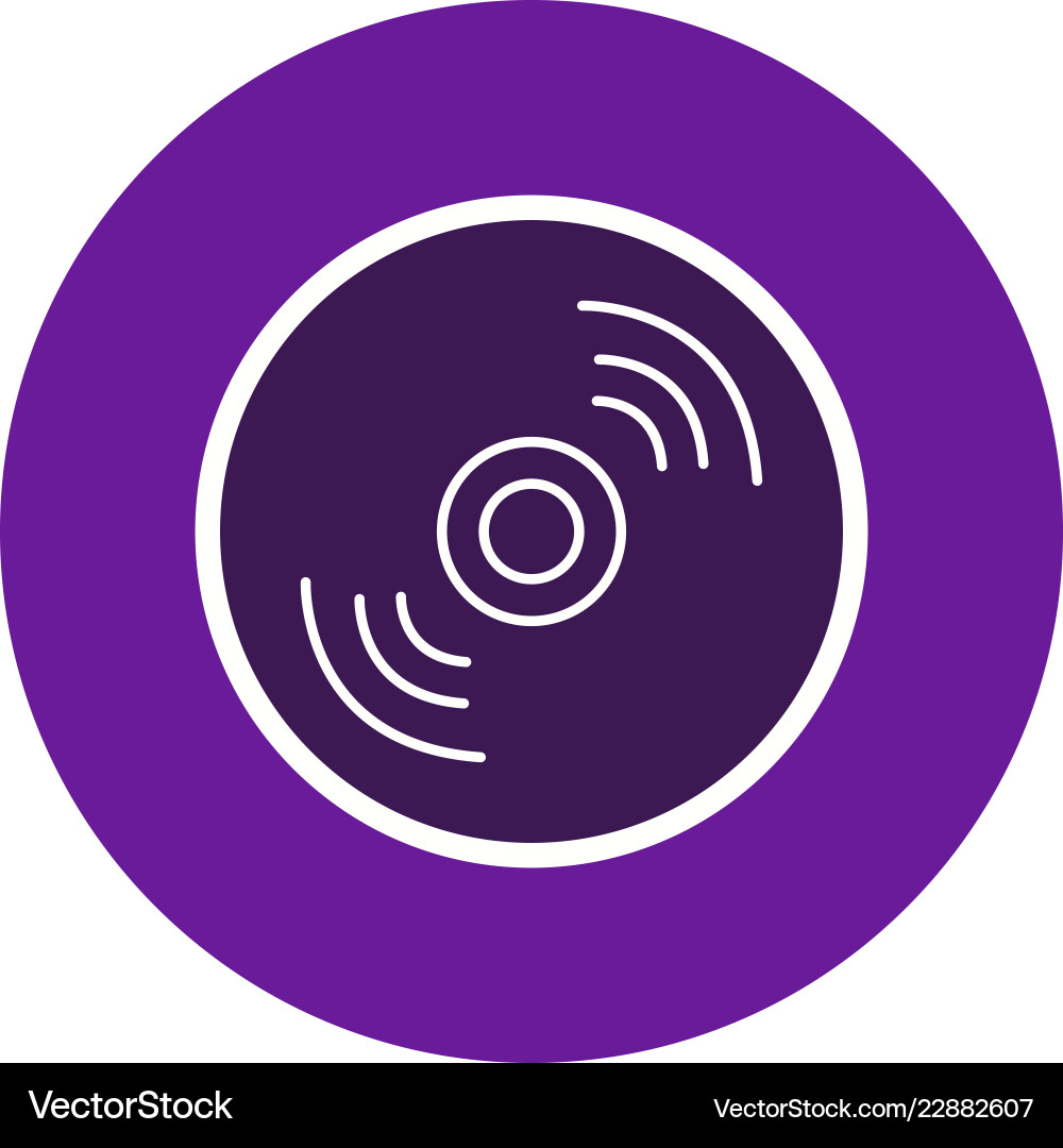Compact disk icon Royalty Free Vector Image - VectorStock