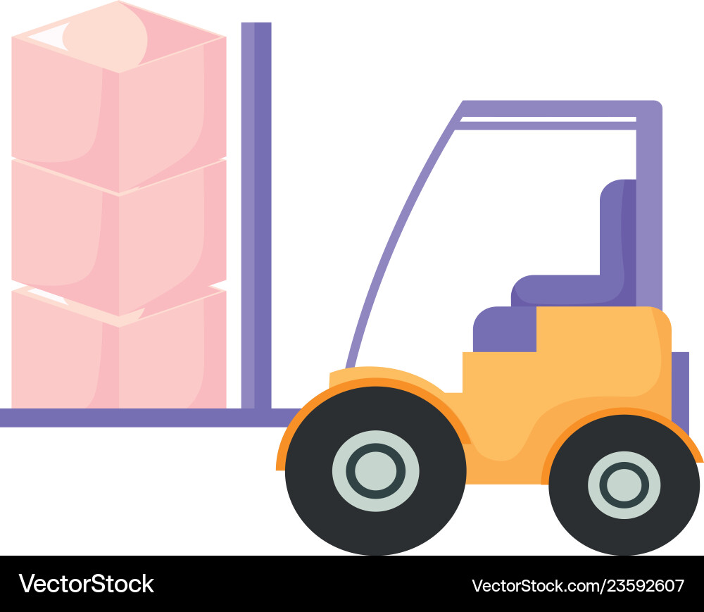 Lift truck icon Royalty Free Vector Image VectorStock