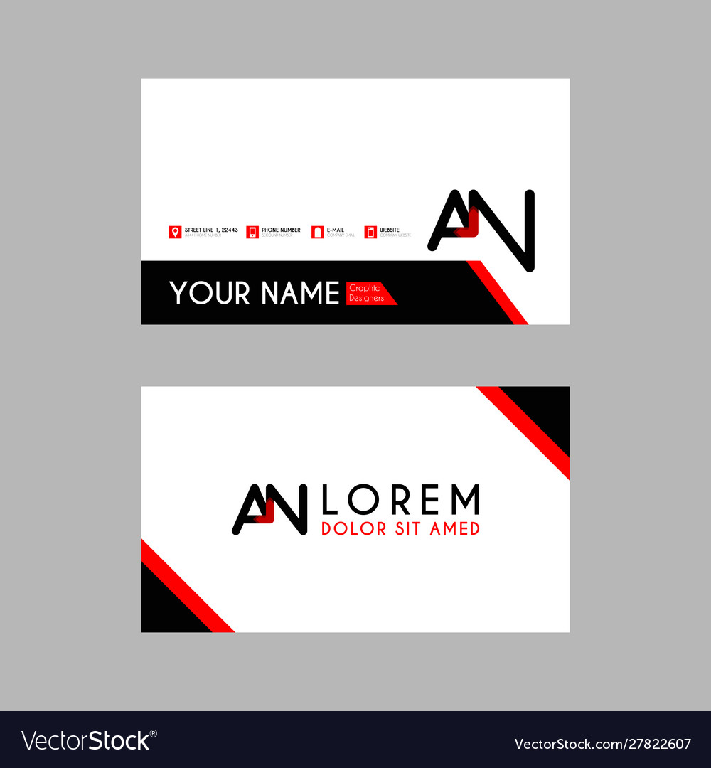 Modern creative business card template