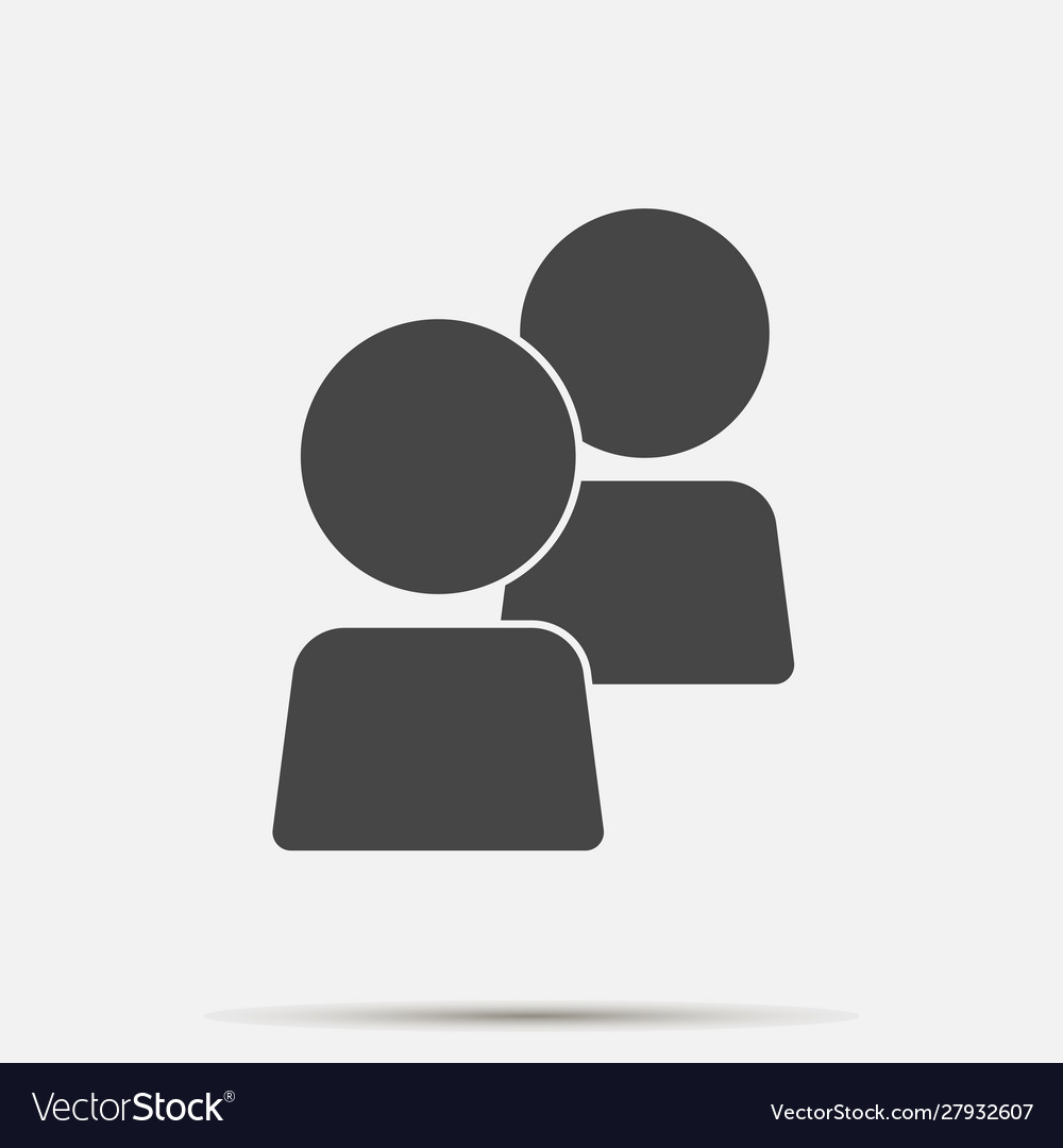 User chat icon people interaction symbol layers