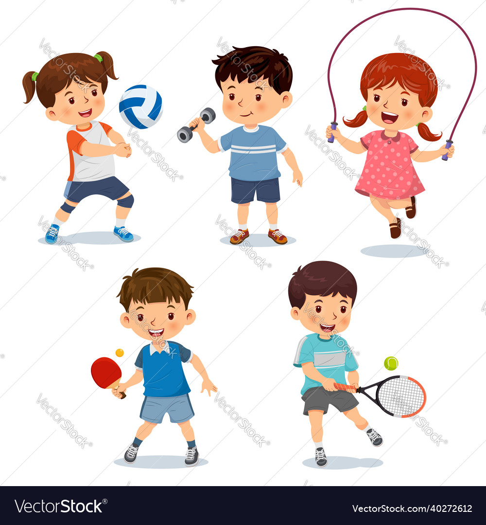 Kid cartoon character 27 Royalty Free Vector Image