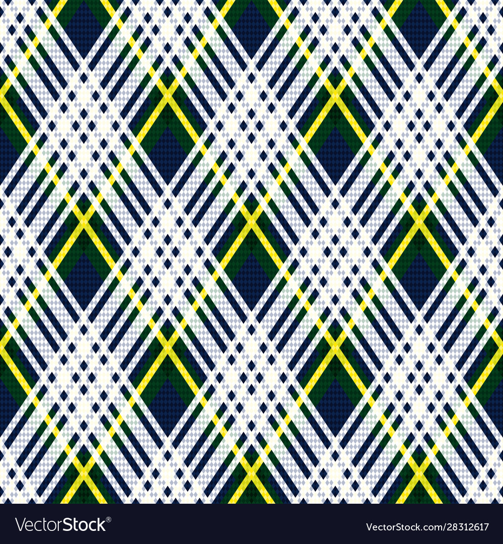 Rhombic tartan seamless bright texture