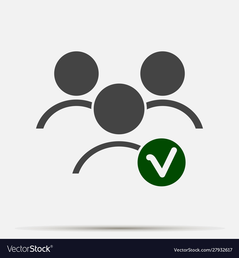 User chat icon symbol interaction people Vector Image