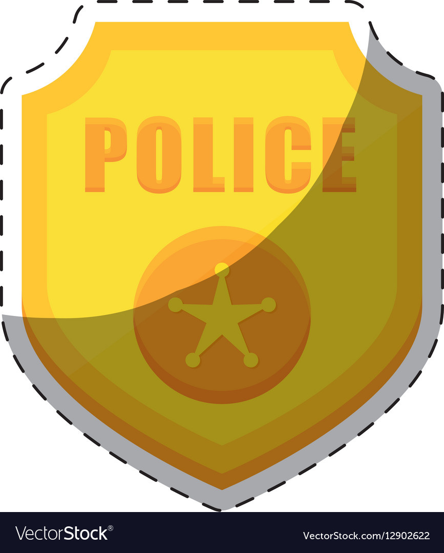 Police icon image Royalty Free Vector Image - VectorStock