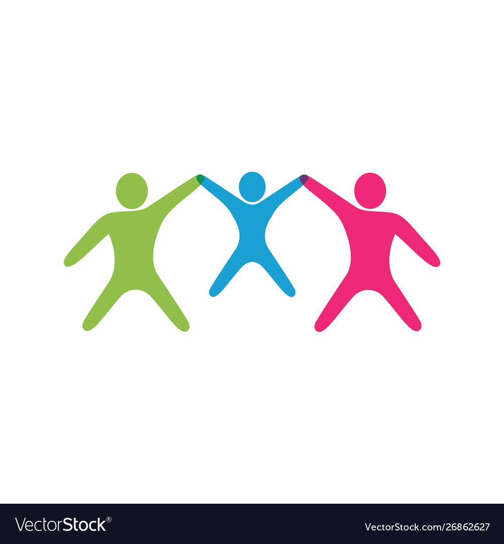 People icon work group Royalty Free Vector Image