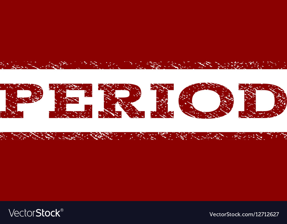 Period watermark stamp Royalty Free Vector Image